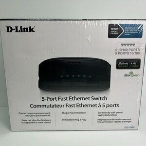 D-Link DES (DES-1005E) 5-Ports External Ethernet Switch